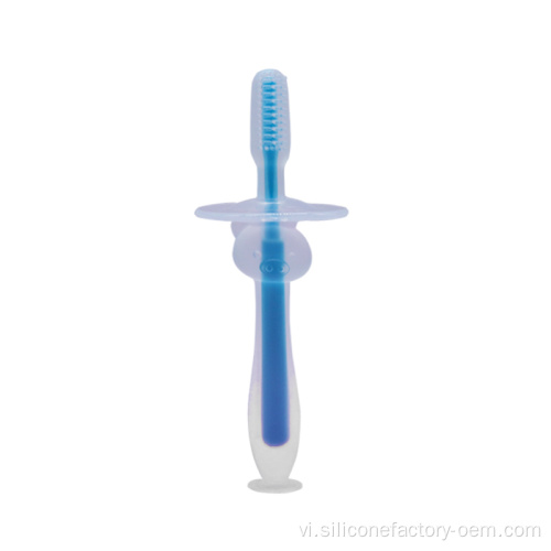 Bàn chải đánh răng Silicone Silicone Silicone cấp độ thực phẩm